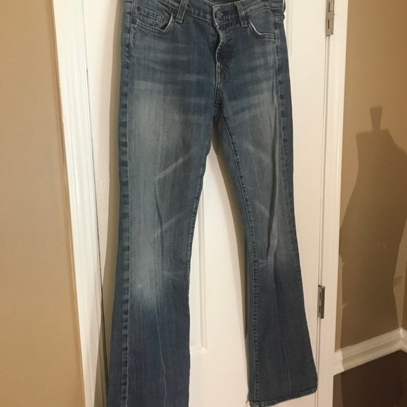 7 For All Mankind Jeans Bootcut Stretch (size 30) - Picture 3 of 4